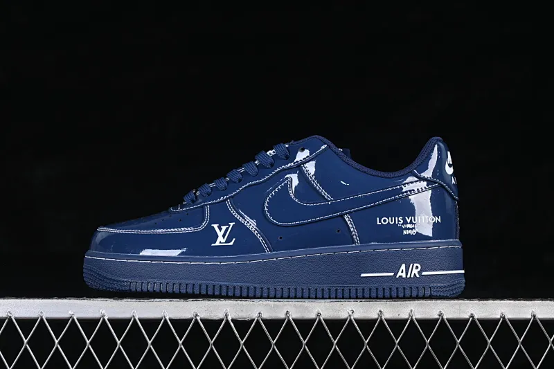 All Categories Nk Air Force 1 Air Force Series Nk Air Force 1 Low Air Force Low Nike Air Force 1'07 Low LV Co-branded Glazed Blue Air Force One Low Casual Shoes NH0601-524